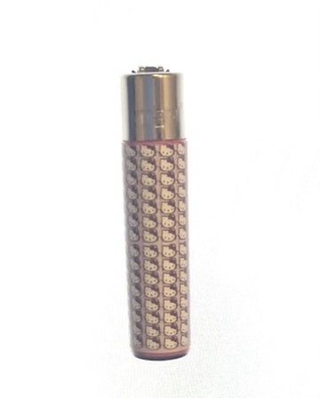 Custom lighter printed with a repeating pattern